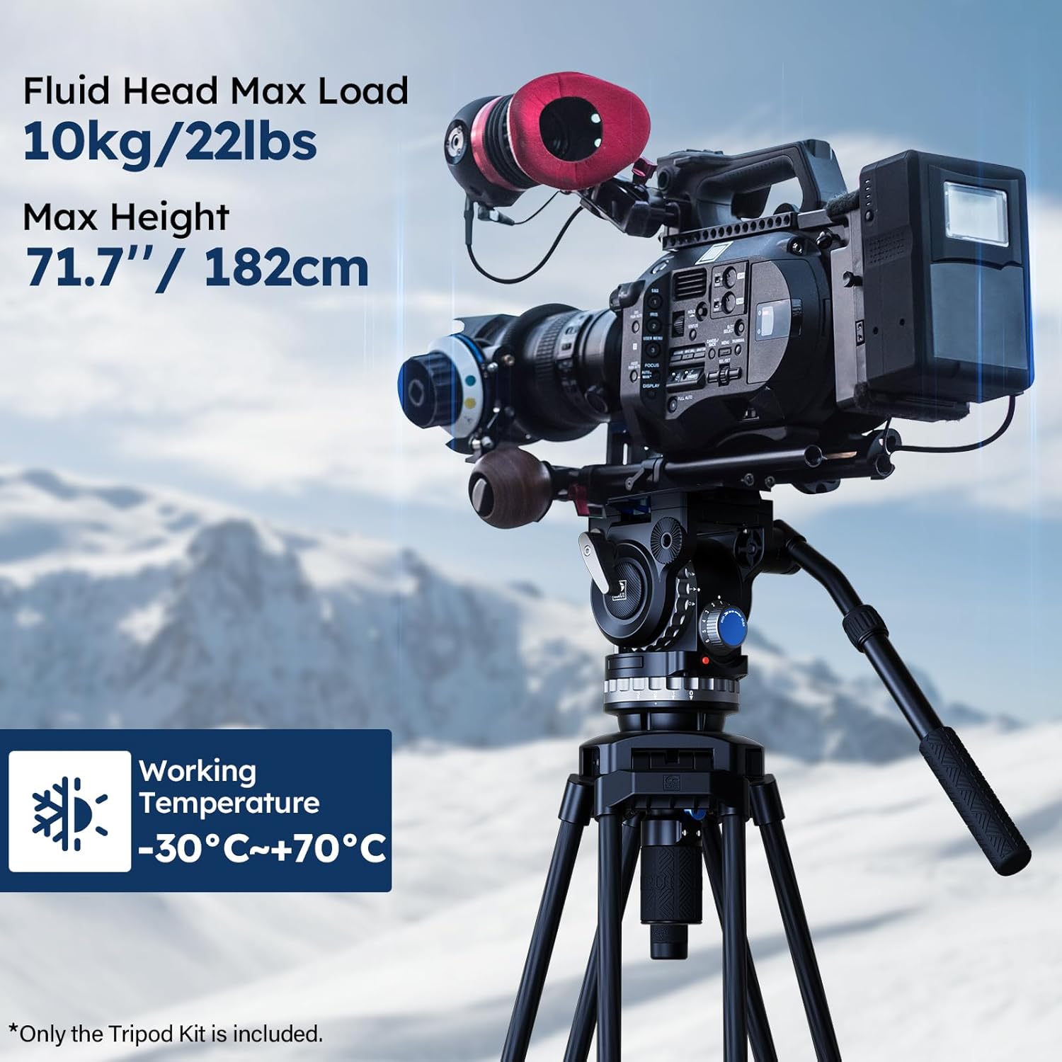 SIRUI SQ75+VHS10 Carbon Fiber Tripod